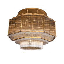 Single Contemporary Big Luxury Living Lamp Ceiling Equilizer Chandelier